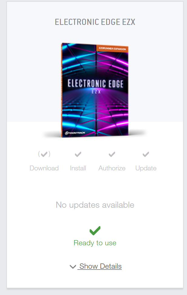 Toontrack Electronic Edge EZX